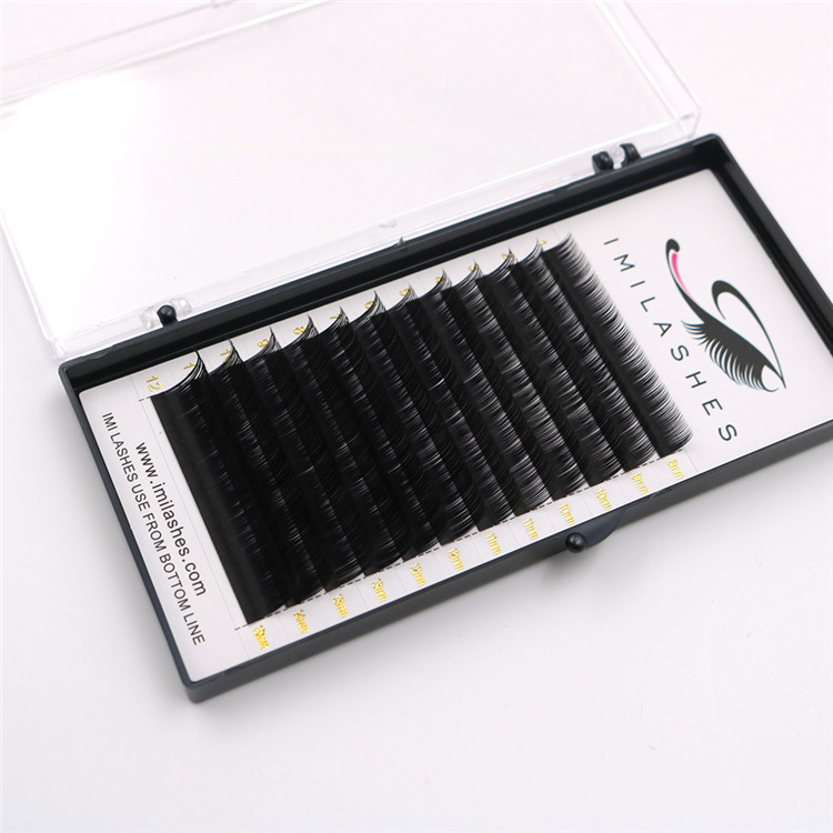 Wholesale natural silk volume eyelash extensions